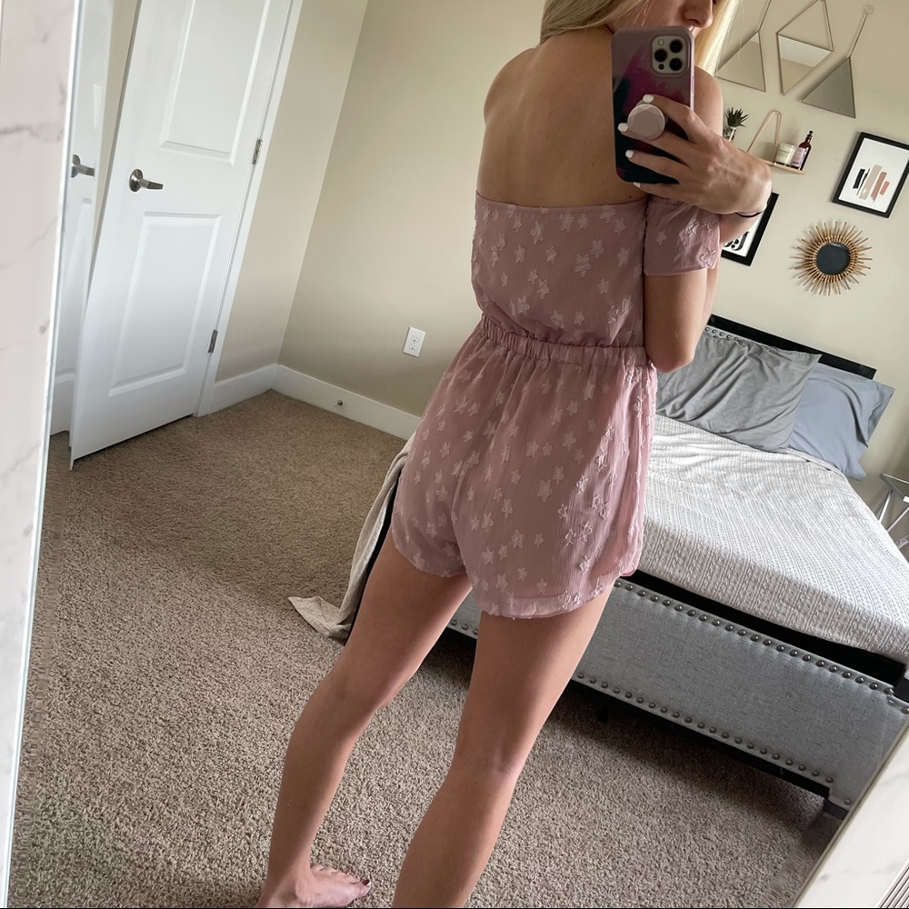 Superdown Pink Star Romper - Picture 6 of 8